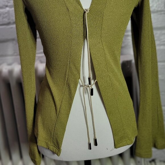 Jersey Open Back Long Sleeve Top from Paris - Picture 4 of 4